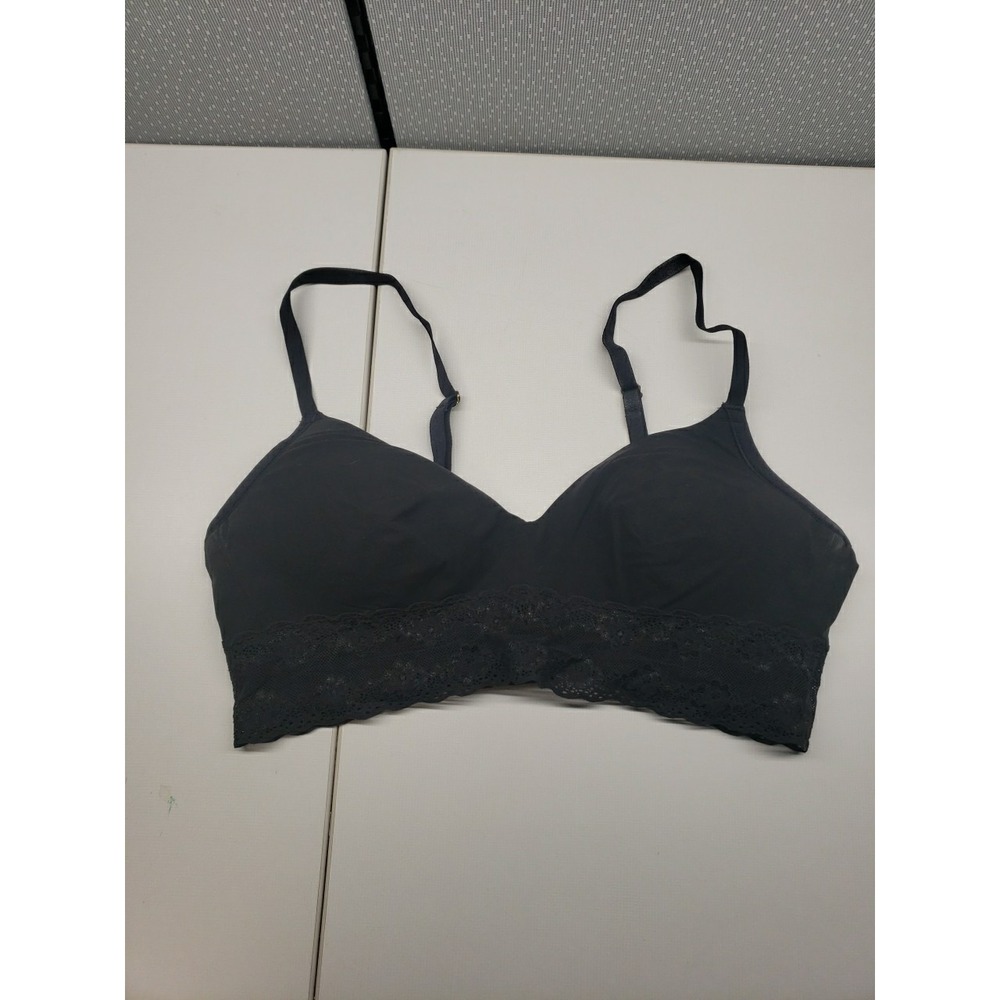 NATORI Size 34B Black Bliss Perfection Contour Soft Cup Wireless Bra 723154